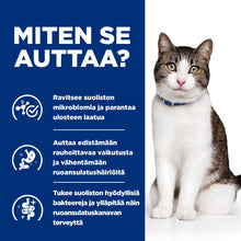 Hill's Prescription Diet Gastrointestinal Biome Stress with Chicken -kissanruoka Pussi - How it Helps