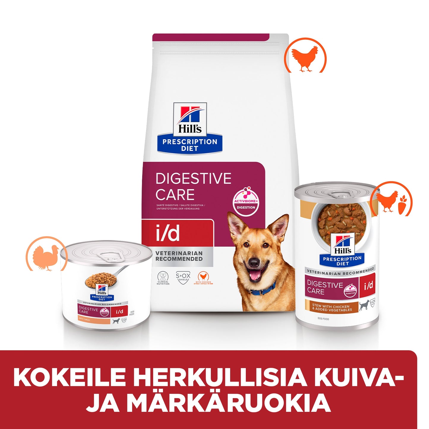 Hill's PRESCRIPTION DIET i/d koiran märkäruoka - kana 12x354g - Cross Sell