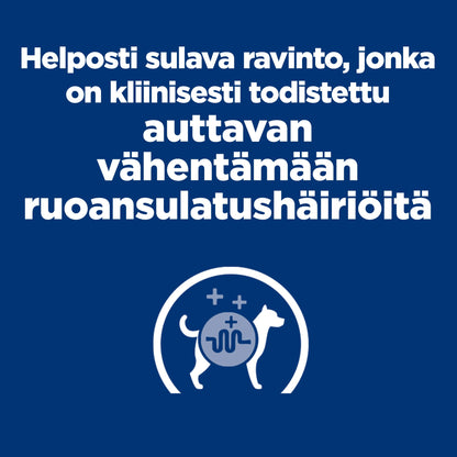 Hill's PRESCRIPTION DIET i/d koiran märkäruoka - kana 12x354g - Key Claims