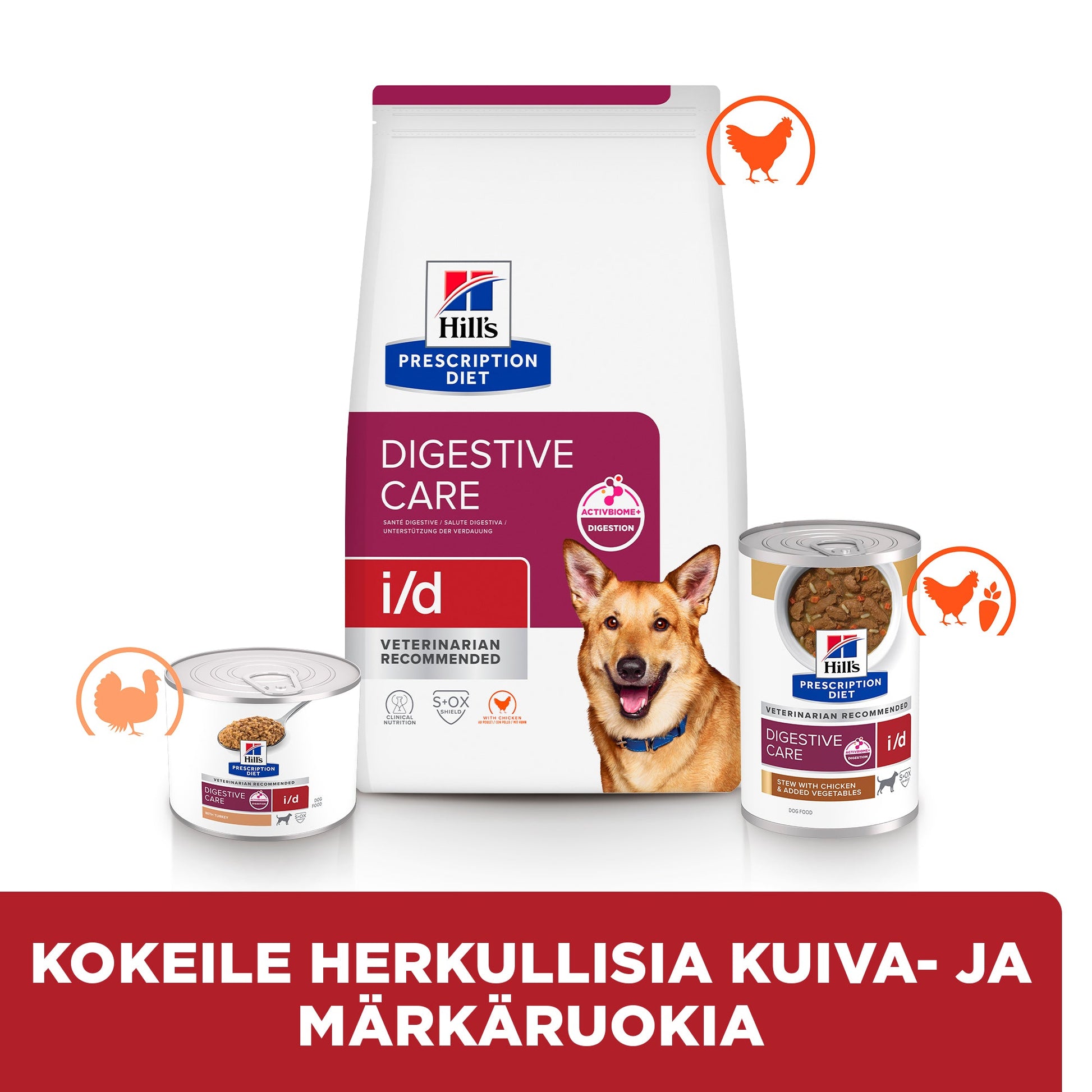 Hill's PRESCRIPTION DIET i/d koiran kuivaruoka - kana - Cross Sell