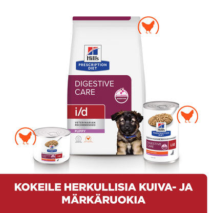 Hill's Prescription Diet i/d Digestive Care Puppy with Chicken -kuivaruoka koiranpennuille Pussi - Cross Sell