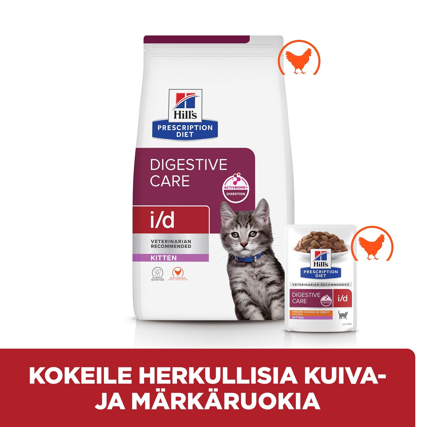 Hill's Prescription Diet i/d Digestive Care Wet with Chicken -ruoka kissanpennulle 12 x - Cross Sell