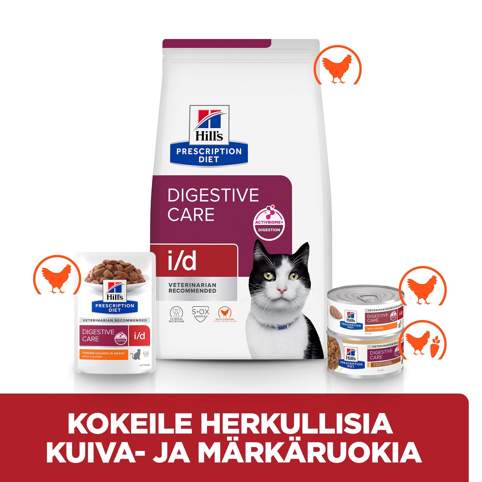 Hill's PRESCRIPTION DIET i/d kissan märkäruoka - kana 12x85g - Cross Sell