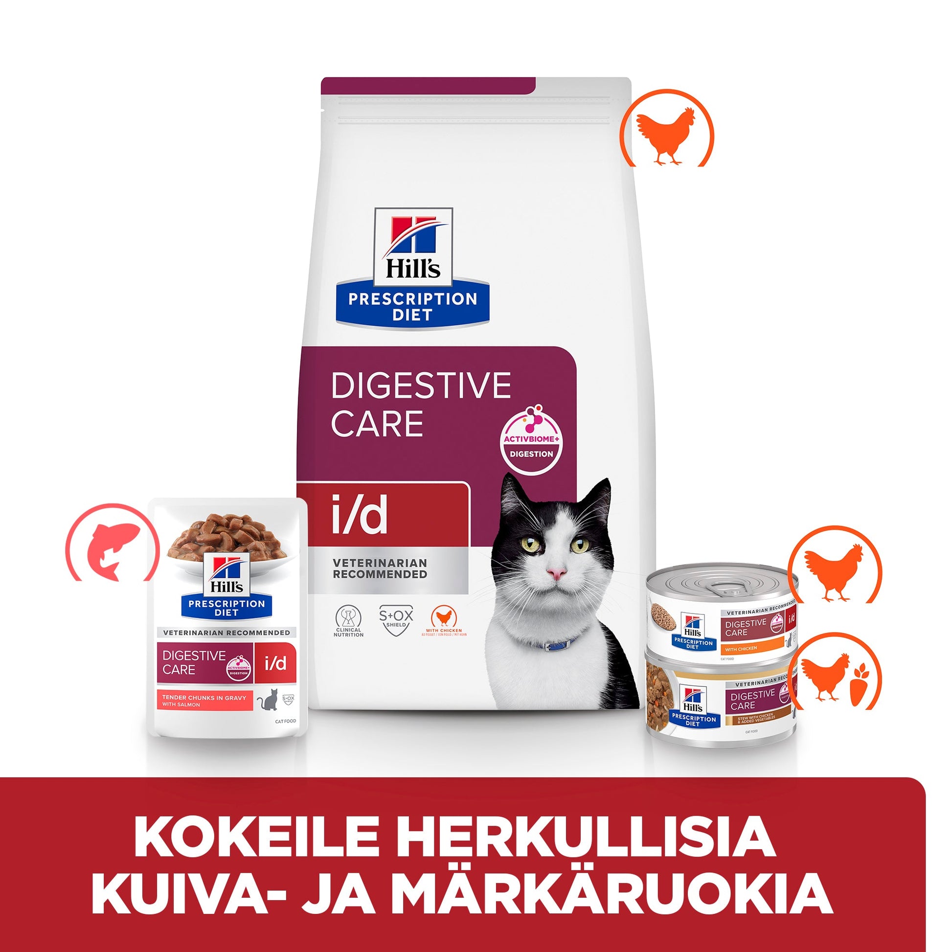 Hill's PRESCRIPTION DIET i/d kissan märkäruoka - lohi 12x85g - Cross Sell