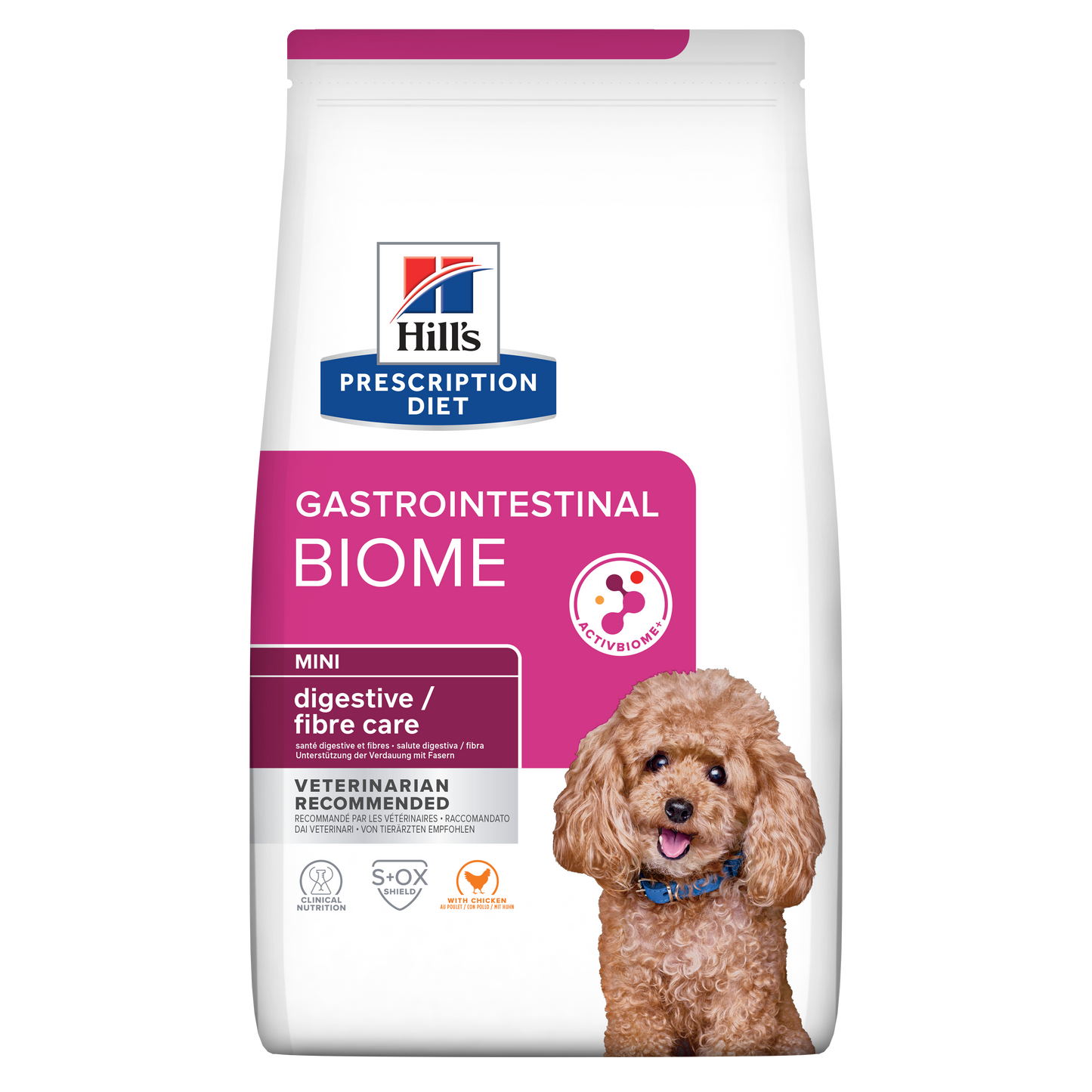 Hill’s PRESCRIPTION DIET Gastrointestinal Biome Mini koiran kuivaruoka - kana - packshot_png