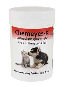 Chemeyes-K - Kissojen ja koirien hypokalemian tukihoitoon 100 kaps.