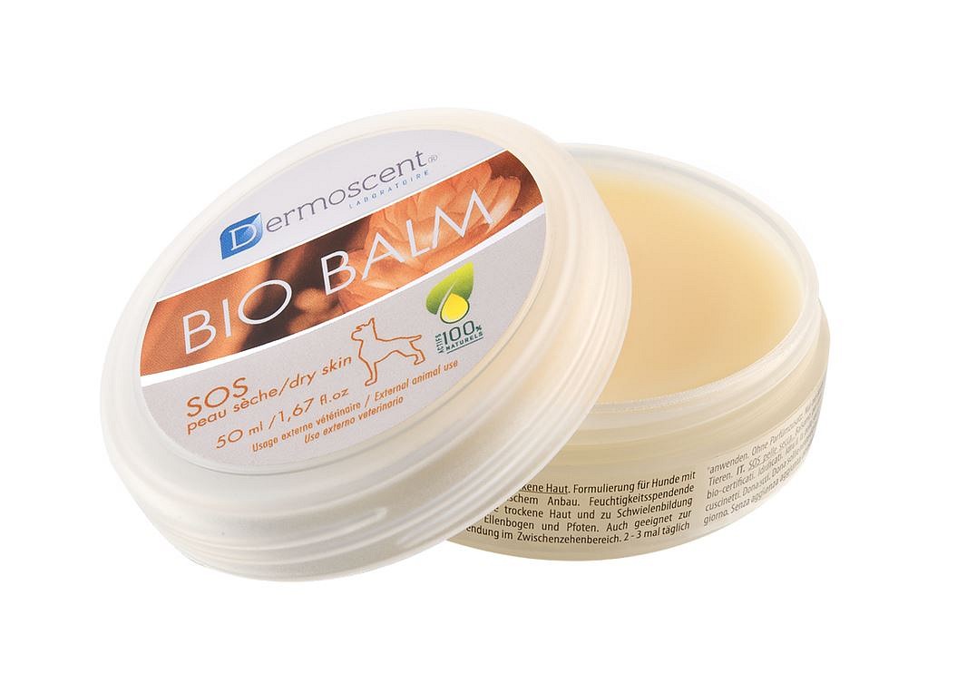 Dermoscent Bio Balm - Balsami kovettumien, kuivan ihon ja tassujen hoitoon 50 ml
