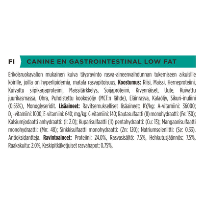 PURINA® PRO PLAN® VETERINARY DIETS EN Gastrointestinal® Low Fat