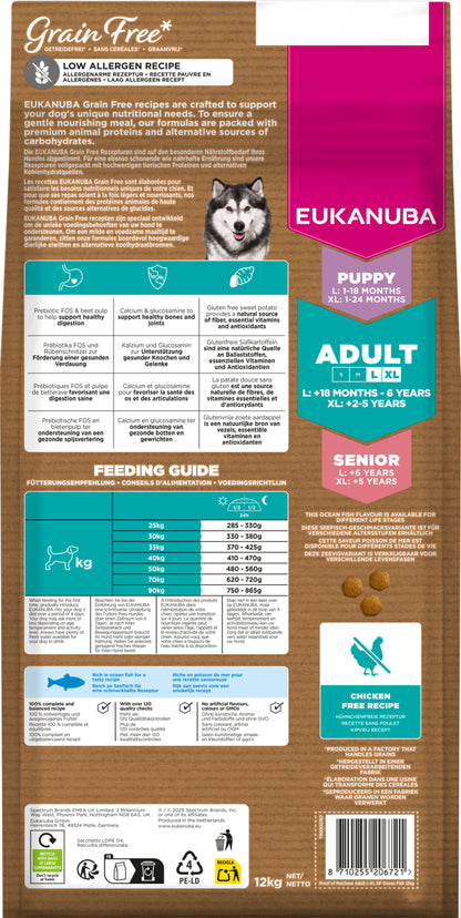 Eukanuba Adult Large Breed Grain Free Ocean Fish