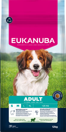 Eukanuba Adult Small & Medium Breed Lamb & Rice