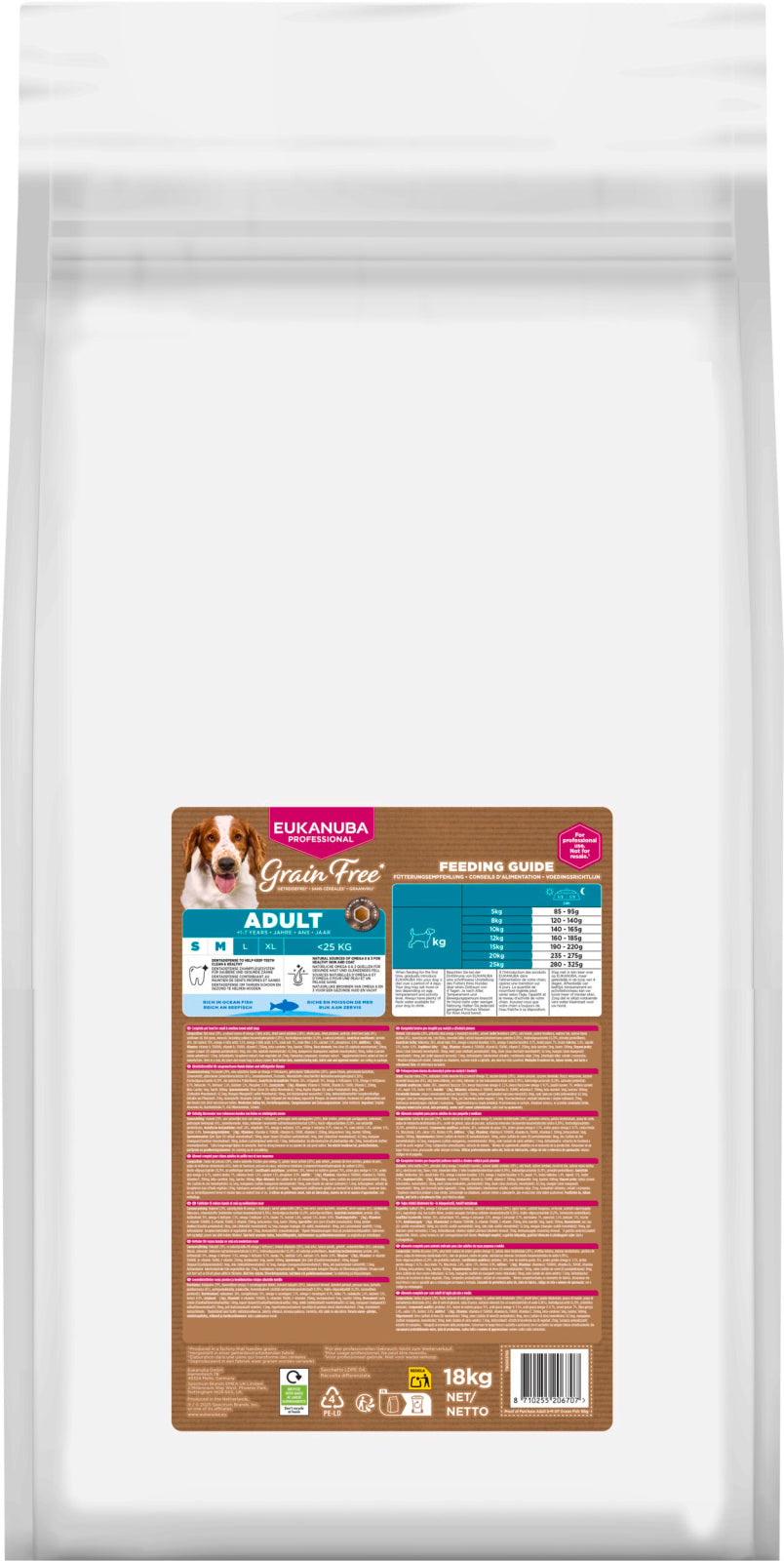Eukanuba Adult Small & Medium Breed Grain Free Ocean Fish