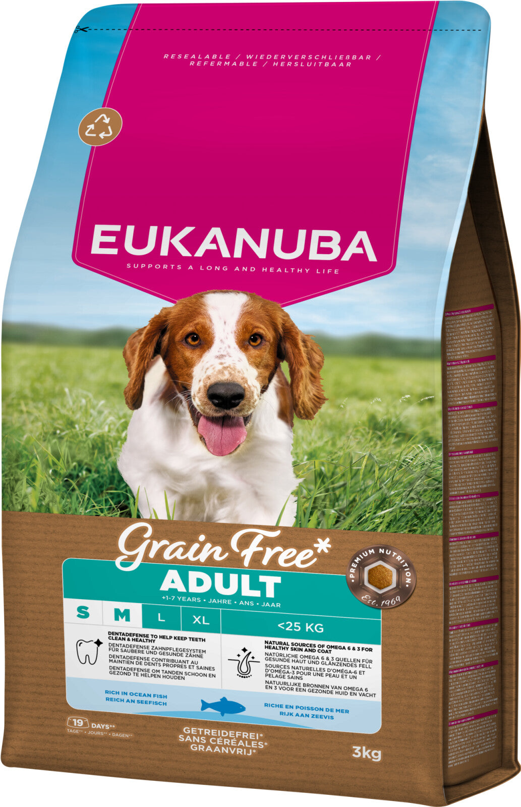Eukanuba Adult Small & Medium Breed Grain Free Ocean Fish