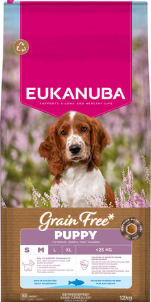 Eukanuba Puppy & Junior Small & Medium Breed Grain Free Ocean Fish