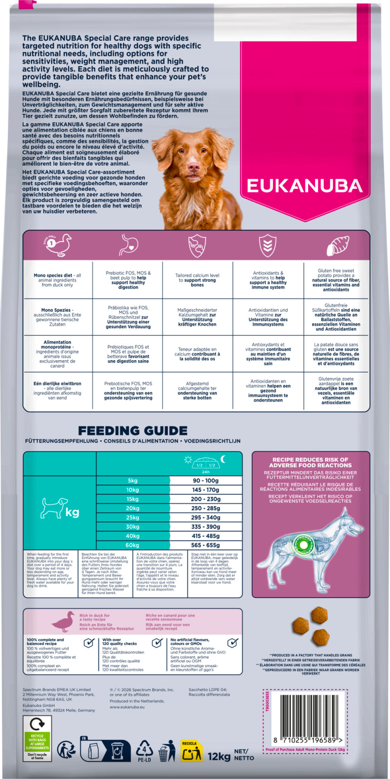 Eukanuba Special Care Adult Mono-Protein Duck