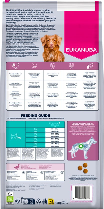 Eukanuba Special Care Adult Mono-Protein Duck