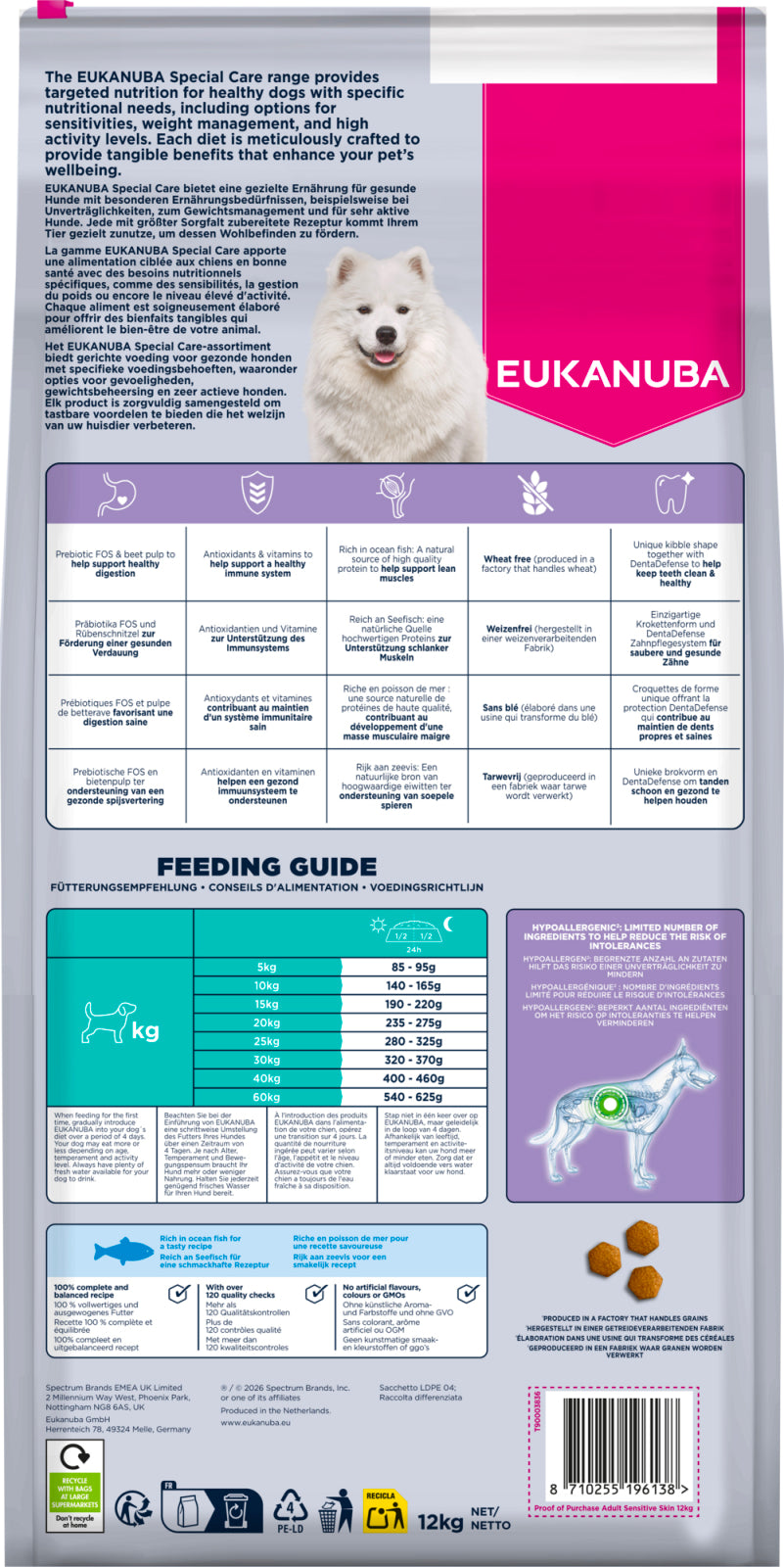Eukanuba Special Care Adult Sensitive Skin