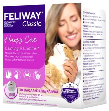 Feliway Classic haihdutin ja liuos - Feromoni kissoille