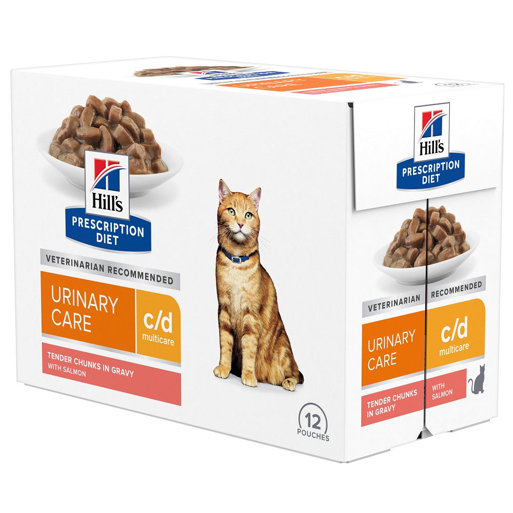 Hill's PRESCRIPTION DIET Feline c/d Urinary salmon 12x85 g