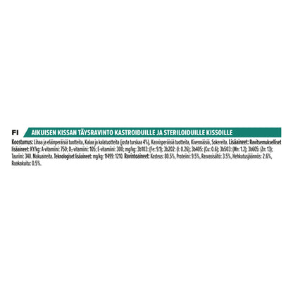 PURINA® PRO PLAN® Sterilised Maintenance Adult Terriini 10x75 g