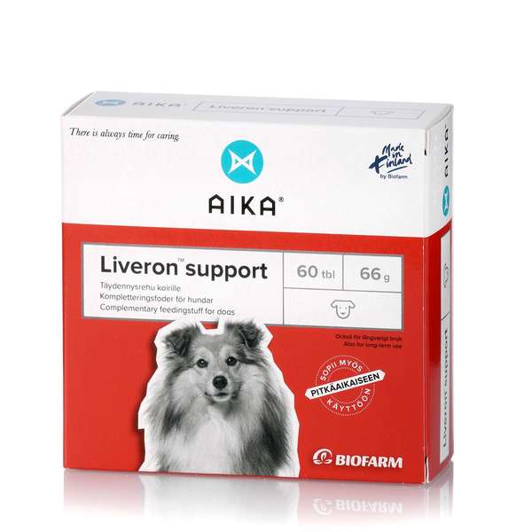 AIKA Liveron support - Koirille maksan toiminnan tukemiseksi 60 tabl.