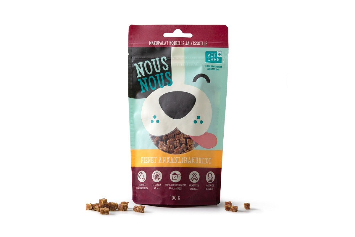NousNous Pienet ankanlihakuutiot 100 g