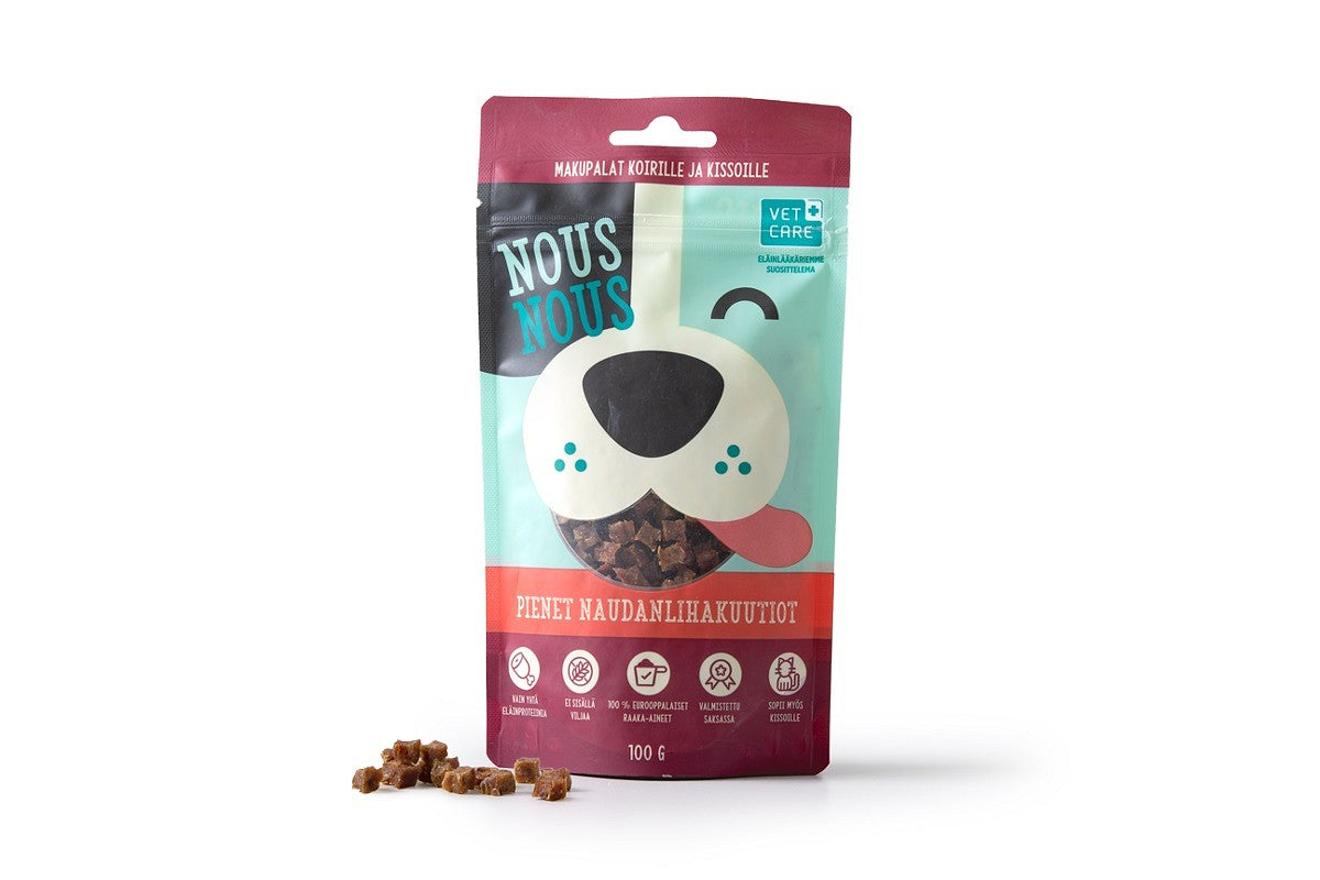 NousNous Pienet naudanlihakuutiot 100 g