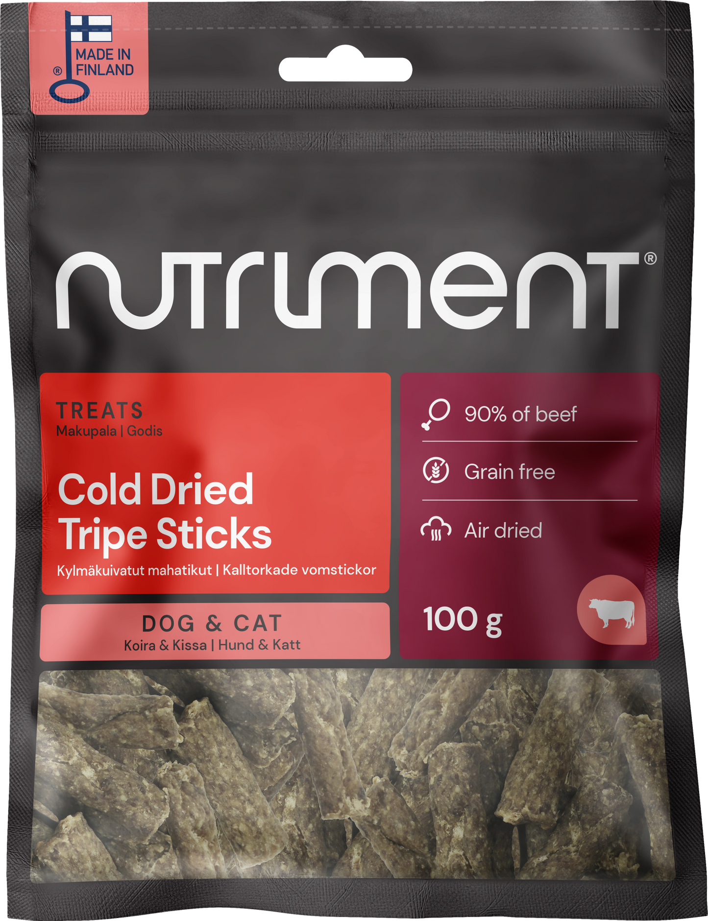 Nutriment (ent.RAUH!) Cold-dried Tripe Sticks 100 g