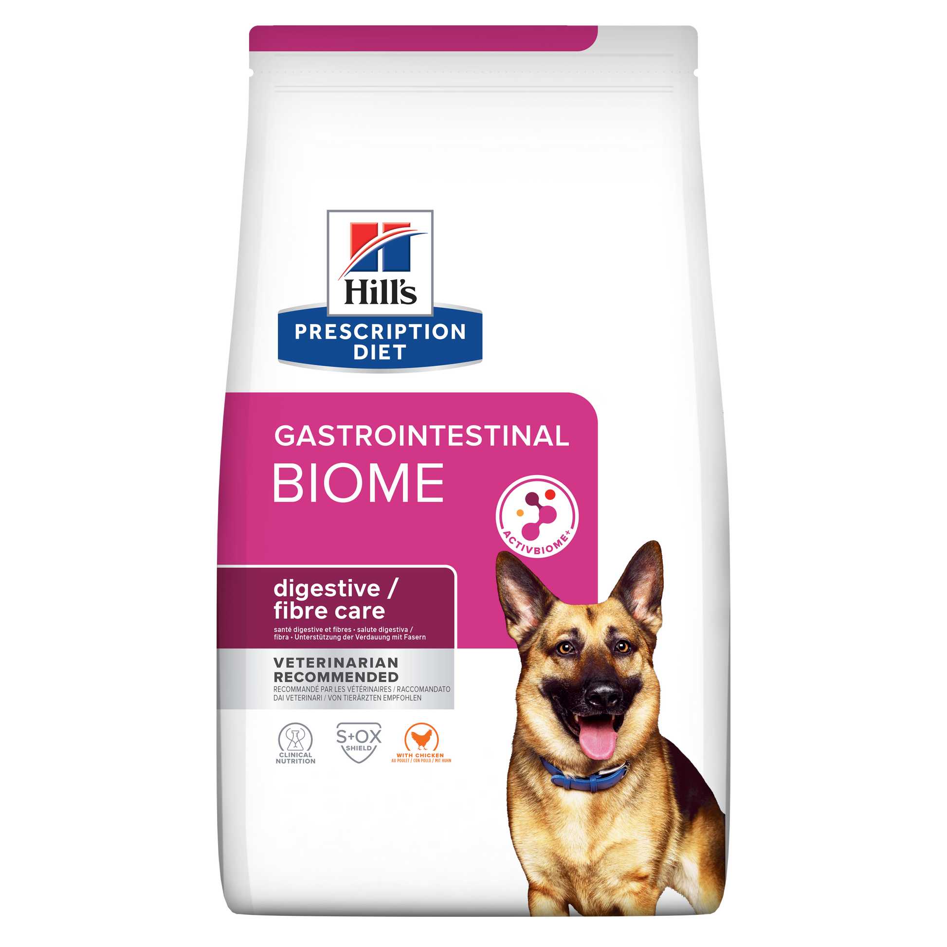 Hill’s PRESCRIPTION DIET Gastrointestinal Biome koiran kuivaruoka - kana - packshot_png