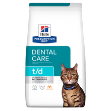 Hill's PRESCRIPTION DIET t/d hammassairauksiin kissan kuivaruoka - kana - packshot_png