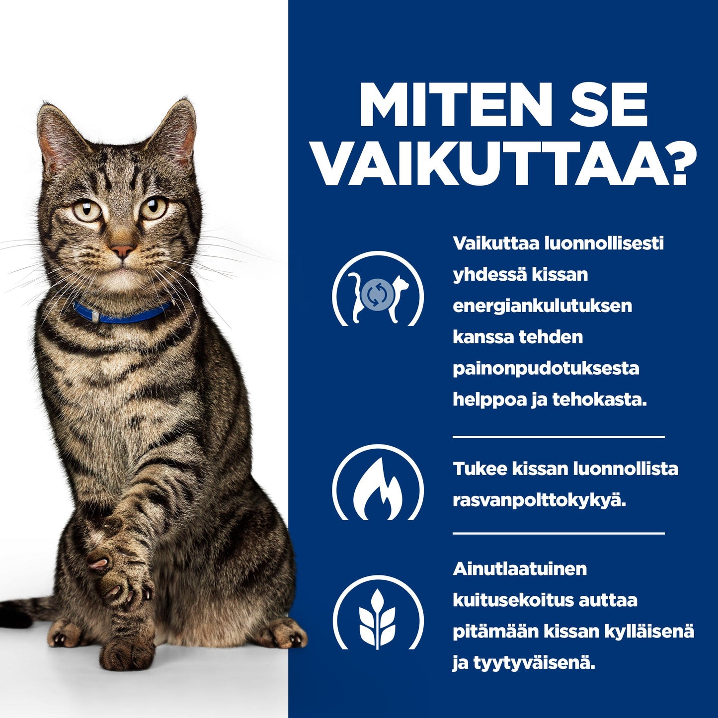 Hill's PRESCRIPTION DIET Metabolic kissan märkäruoka - kana 12x85g - BK27701_BK25986M_BK28138_BK23678M_How_Works_FI
