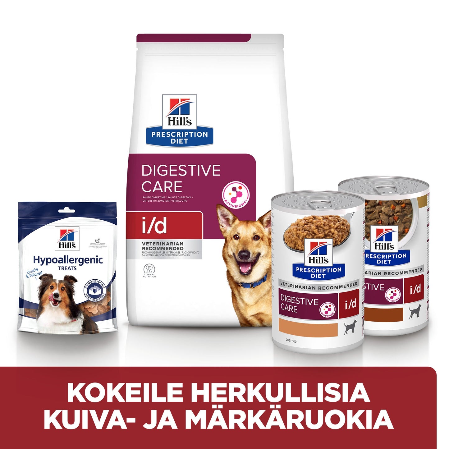 Hill's PRESCRIPTION DIET i/d koiran märkäruoka - kalkkuna 12x360g - DOG_BK30978M_BK31617_BK31076_BK30920_Cross_Sell_FI