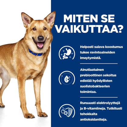 Hill's PRESCRIPTION DIET i/d koiran märkäruoka - kalkkuna 12x360g - BK30978M_BK31617_BK30920_How_Works_FI