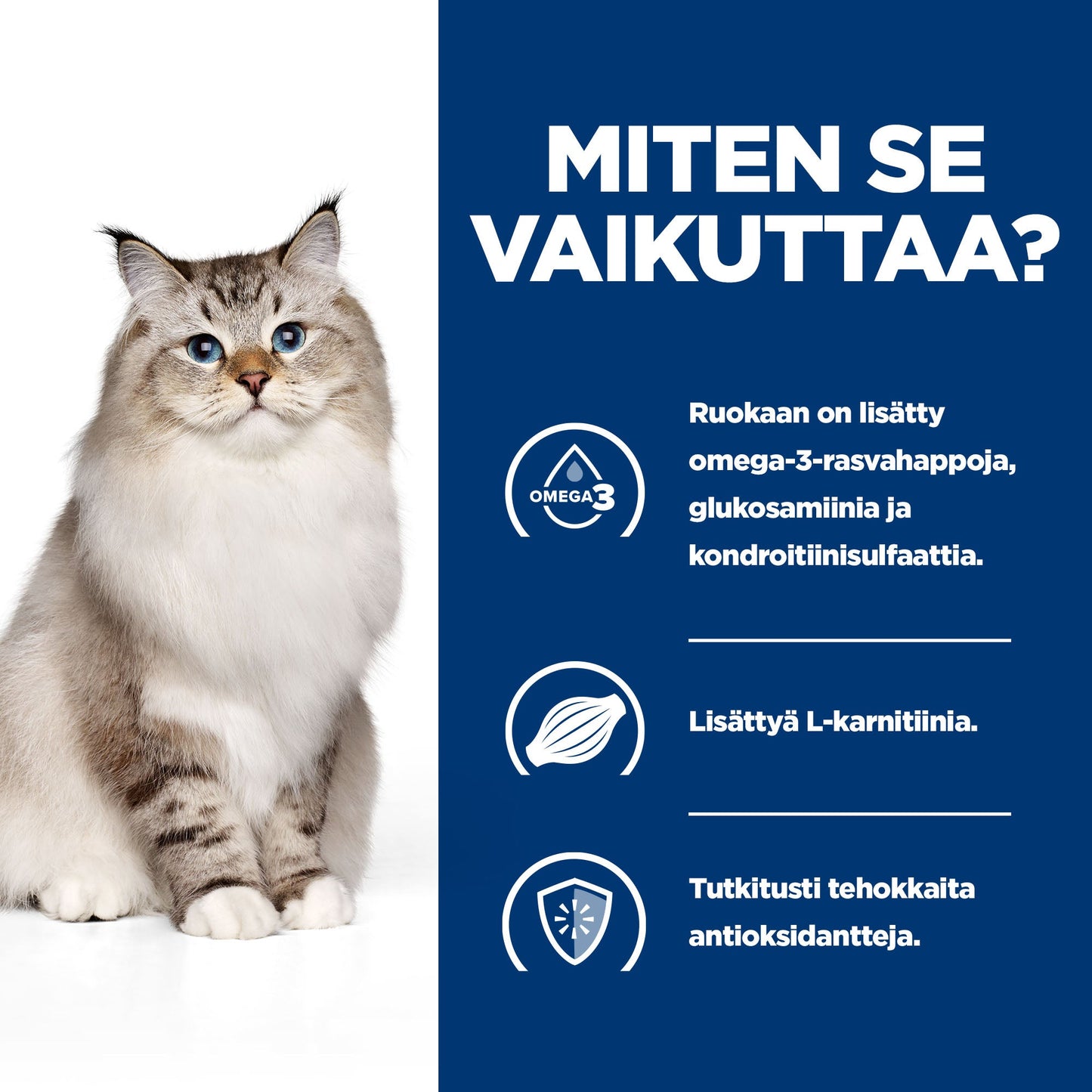 Hill's PRESCRIPTION DIET j/d nivelrikkoon kissan kuivaruoka - kana - CAT_BK31582M_How_Works_FI