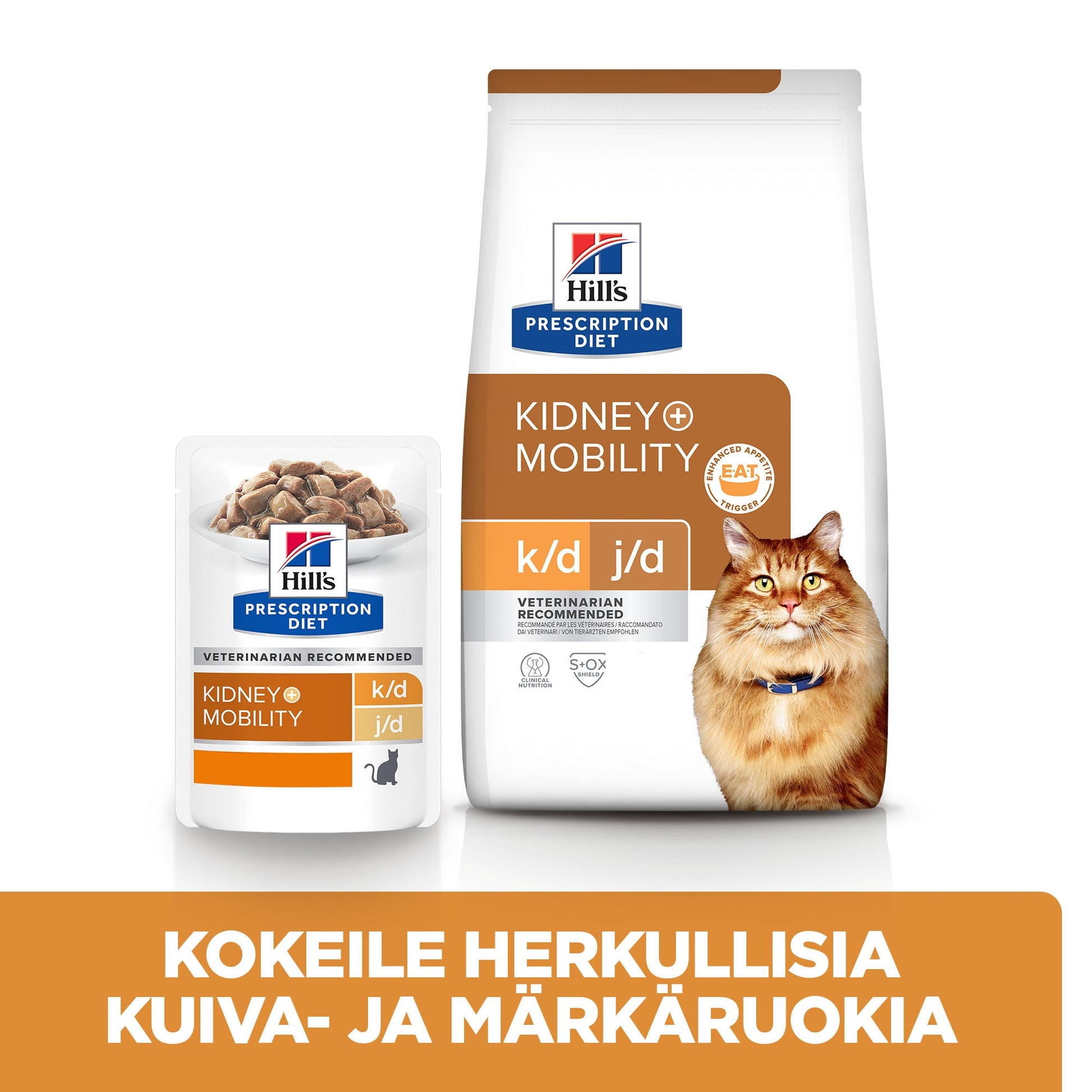 Hill's PRESCRIPTION DIET k/d + Mobility kissan märkäruoka - kana 12x85g - CAT_BK24069M_BK27533M_Cross_Sell_FI
