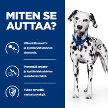 Hill's PRESCRIPTION DIET u/d koiran kuivaruoka - BK24705M_BK31642_How_Helps_FI
