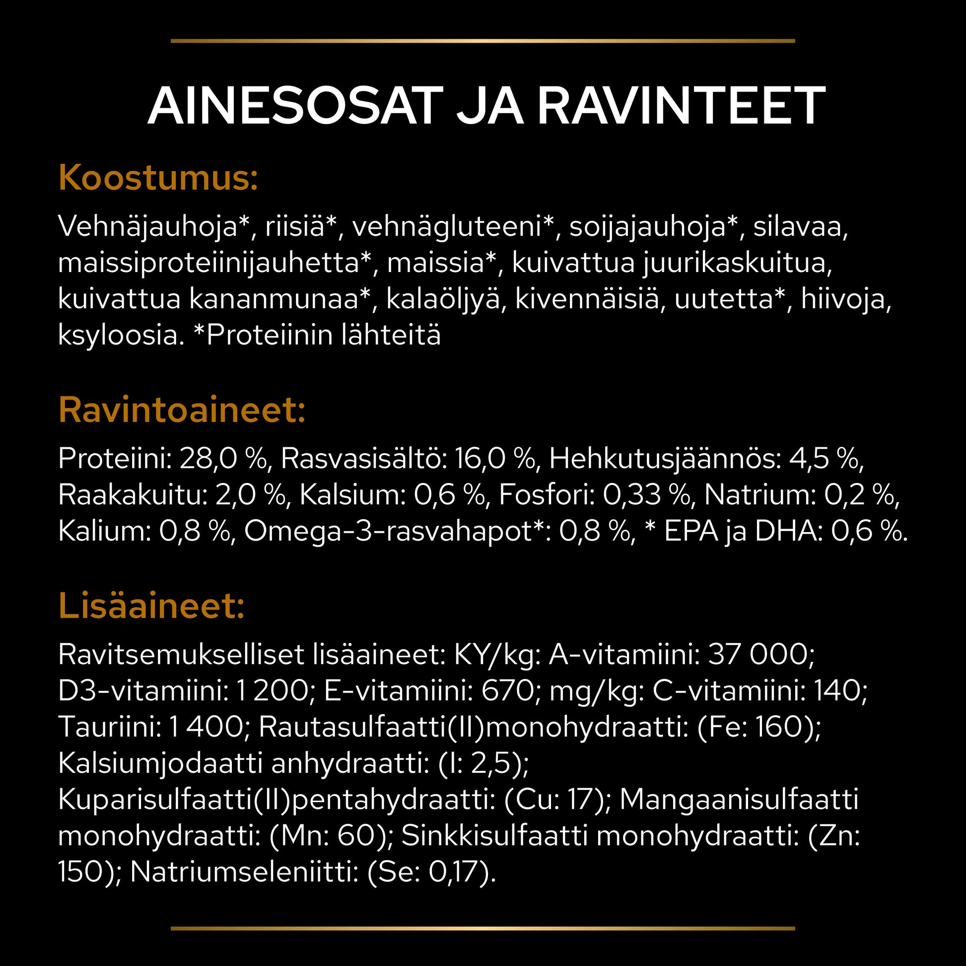 PURINA® PRO PLAN® Veterinary Diets - NF Advanced Care Renal Function tuotesisältö.