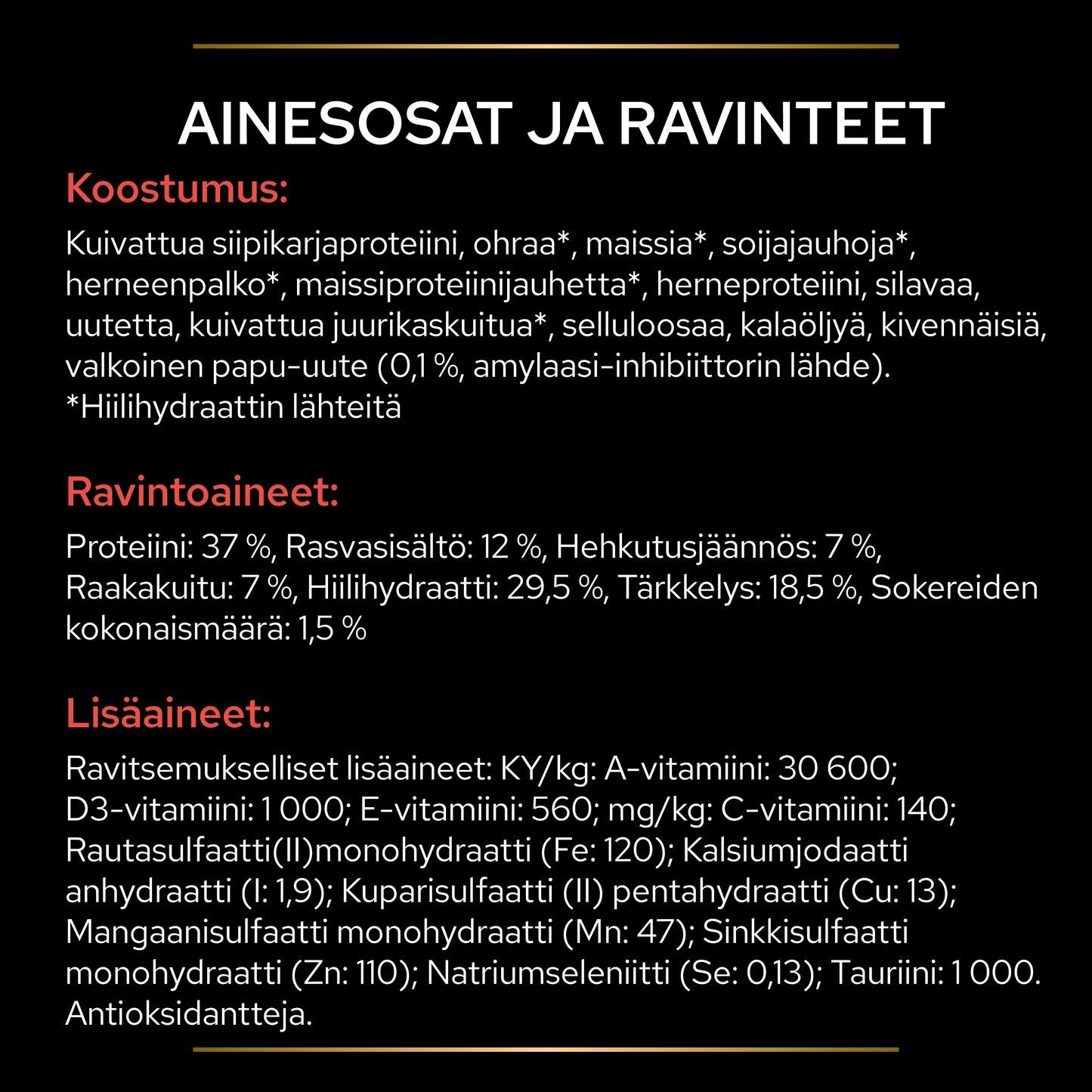 PURINA® PRO PLAN® Veterinary Diets DM Diabetes Management tuotesisältö.