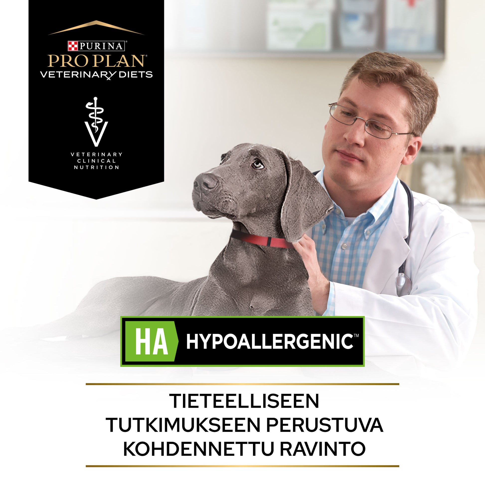 PURINA® PRO PLAN® VETERINARY DIETS HA Hypoallergenic®.