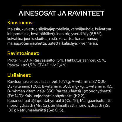 PURINA® PRO PLAN® Veterinary Diets NC Neuro Care tuotesisältö.