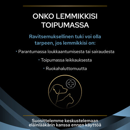 PURINA® PRO PLAN® VETERINARY DIETS CN Convalescence™ Märkäruoka kissoille ja koirille.