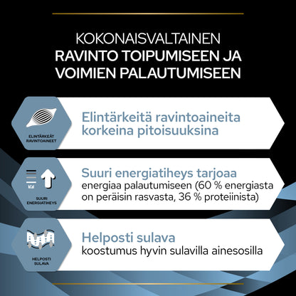 PURINA® PRO PLAN® VETERINARY DIETS CN Convalescence™ Märkäruoka kissoille ja koirille.