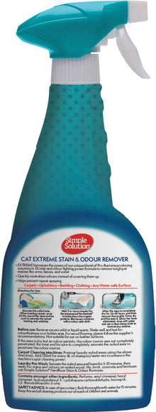 Simple Solution Cat Extreme stain & odour remover - Tahran- ja hajunpoistaja kissoille 500 ml