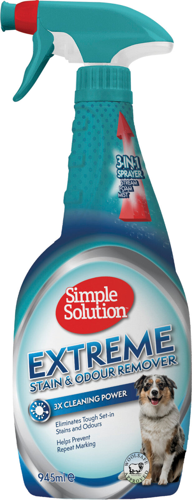 Simple Solution Extreme stain & odour remover - Tahran- ja hajunpoistaja koirille