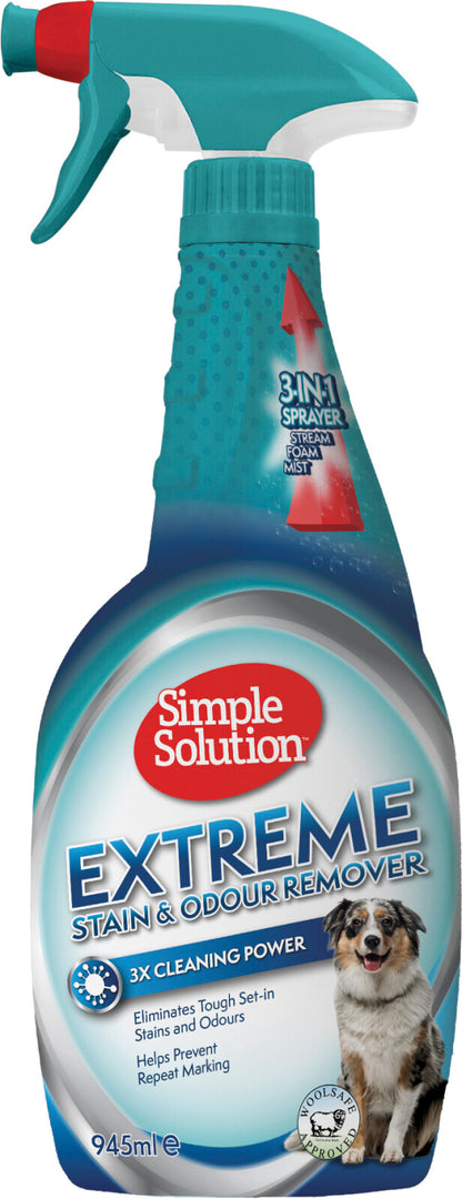 Simple Solution Extreme stain & odour remover - Tahran- ja hajunpoistaja koirille