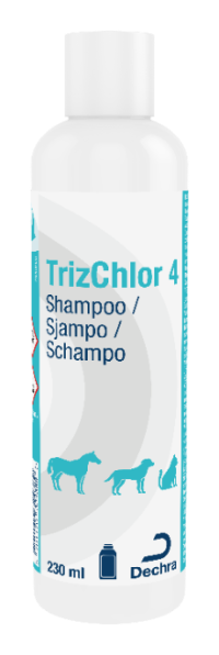 Trizchlor 4 Shampoo - Klooriheksidiiniä sisältävä shampoo 230 ml
