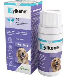 Zylkene® 450 mg - Täydennysrehu stressin lievittämiseen 15-60 kg painoisille koirille 30 kaps.