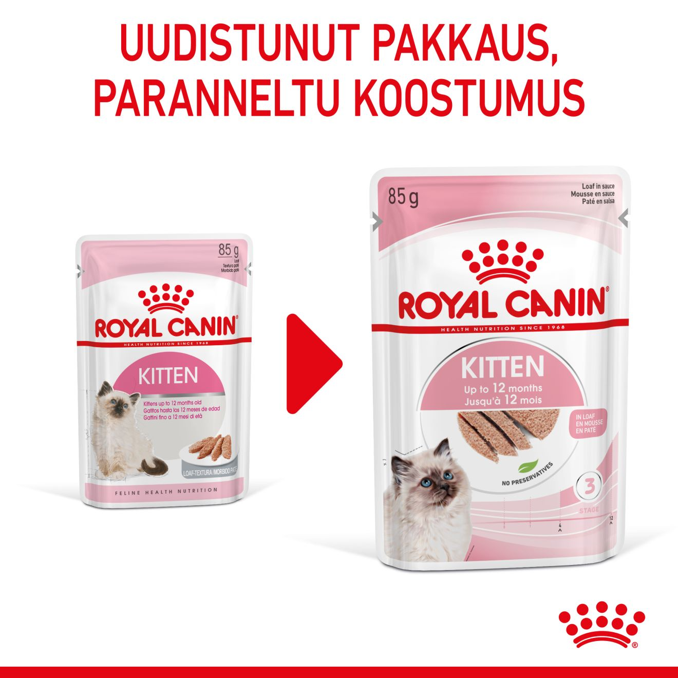 Royal Canin Kitten Loaf kissanpennun märkäruoka