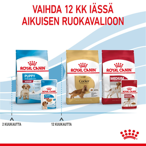 Royal Canin Medium Puppy Gravy koiranpennun märkäruoka