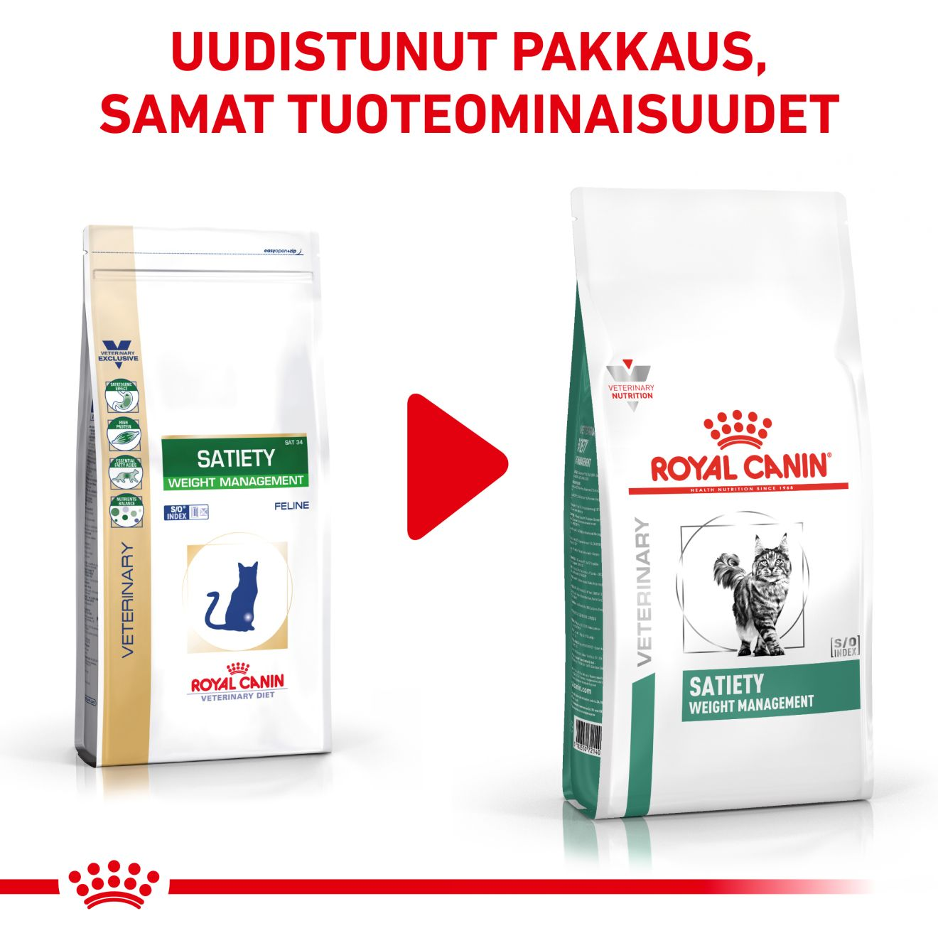 Royal Canin Veterinary Diets Weight Management Satiety kissan kuivaruoka