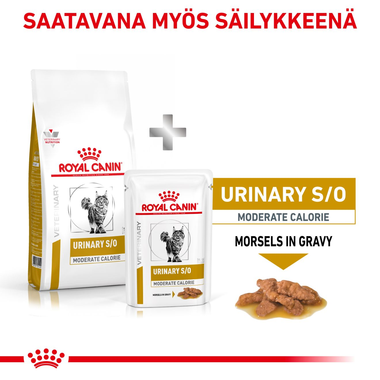 Royal Canin Veterinary Diets Urinary S/O Moderate Calorie kissan kuivaruoka